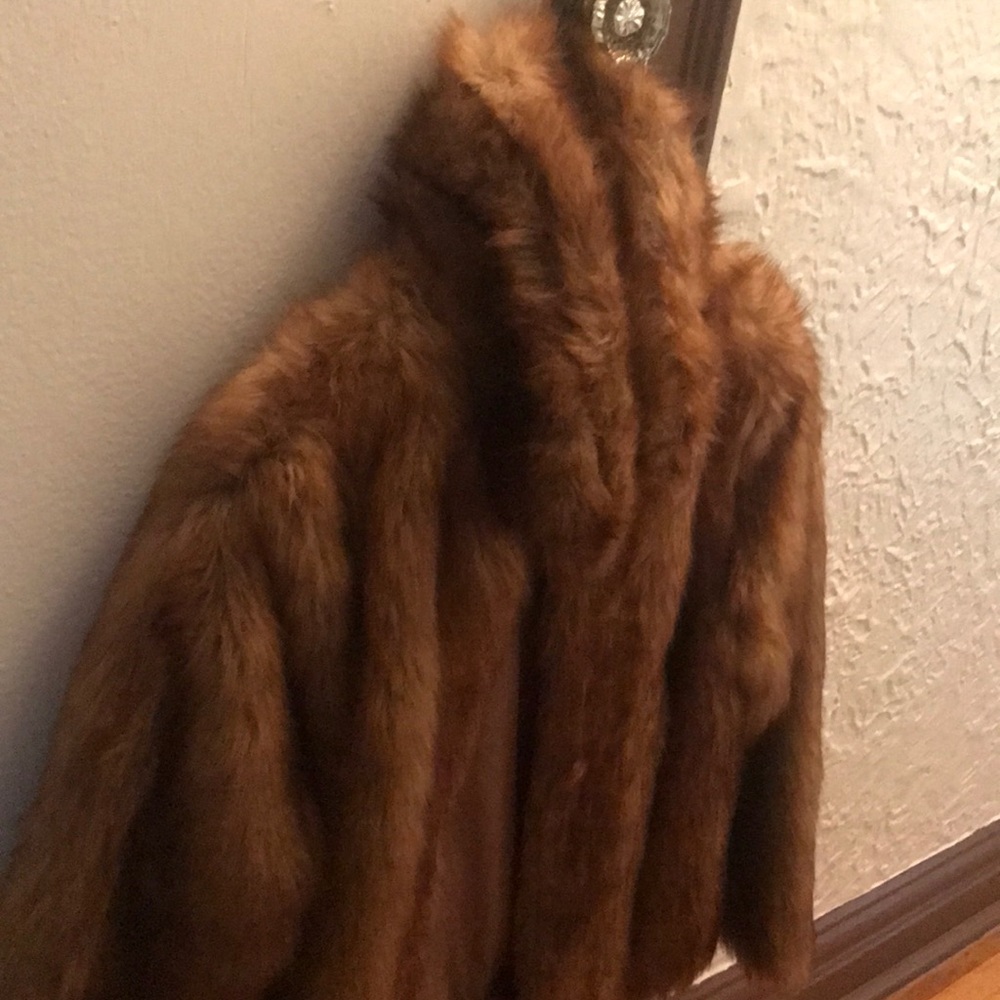 Abercrombie and Fitch Faux fur coat